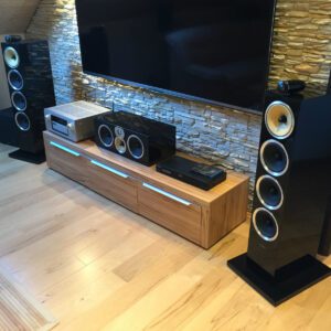 Bowers & Wilkins B&W CM10 S2 – Glossy Black Floorstanding Speakers (Pair)